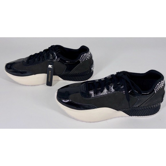 NEW Sorel Women's Ona Blvd Classic Sneakers Size 11 Waterproof Black & White NIB - Picture 7 of 13